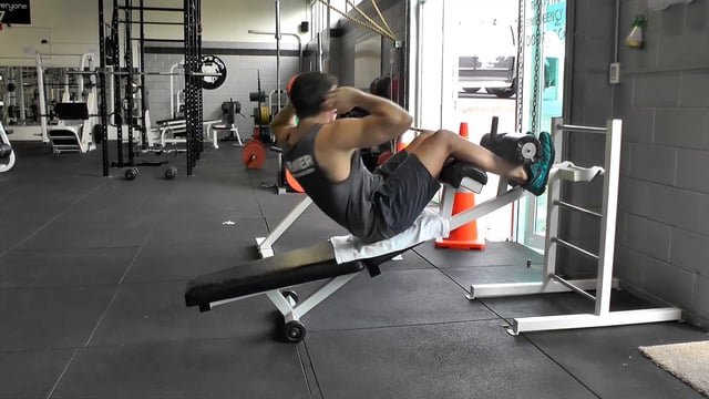 Decline Crunch With A Twist