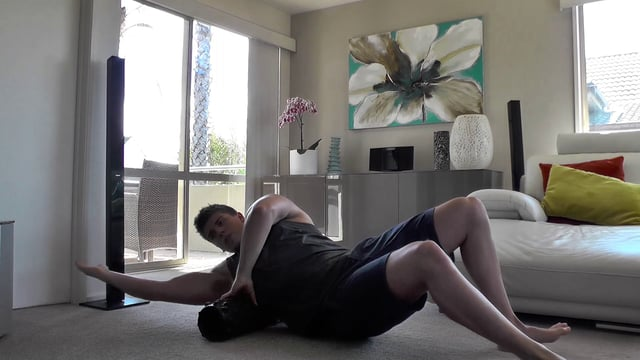 Foam Rolling The Lats