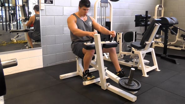 Single Leg Seated Calf Raise