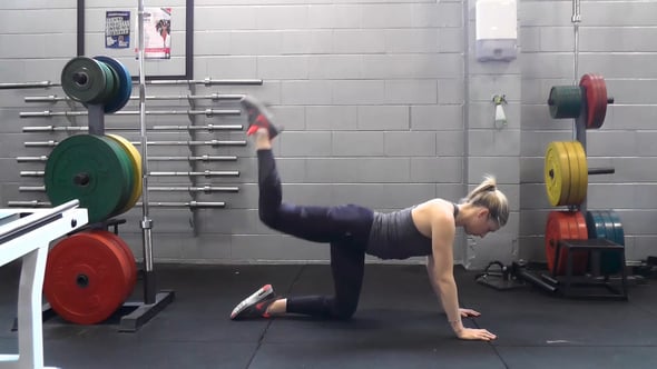 Bodyweight Donkey Kick