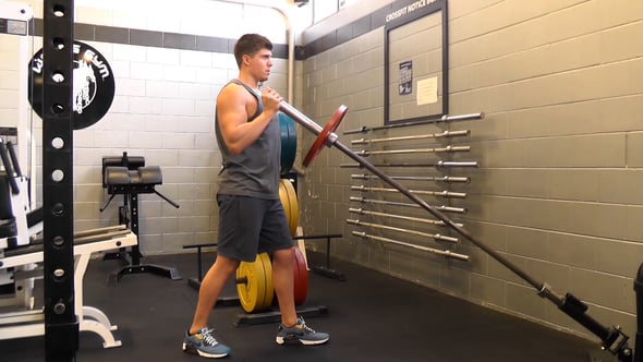 Single Arm Landmine Press