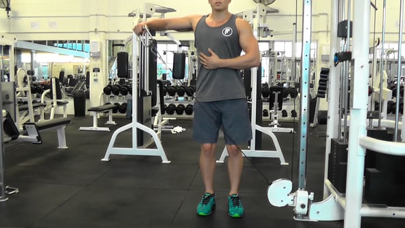 Single Arm Cable Lateral Raise