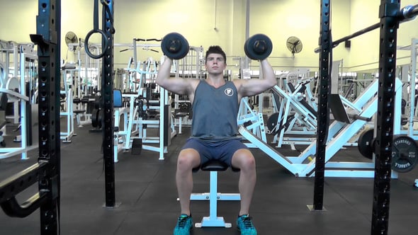 Neutral Grip Dumbbell Shoulder Press