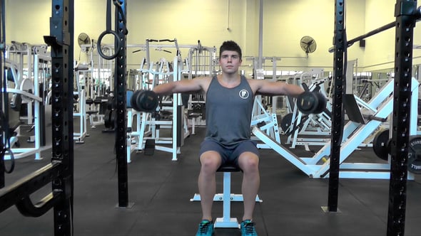 Seated Dumbbell Lateral Raise
