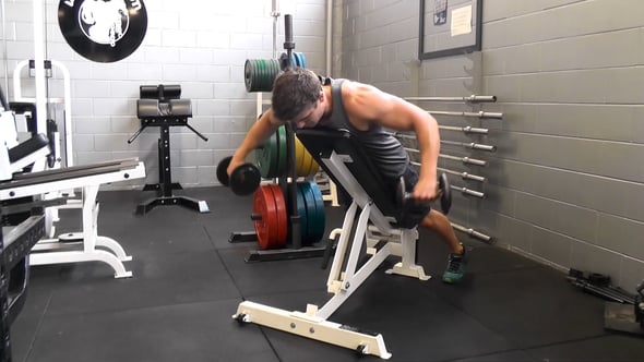 Rear Delt Flye On Incline Bench
