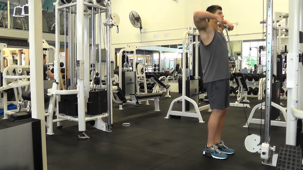Cable Upright Row