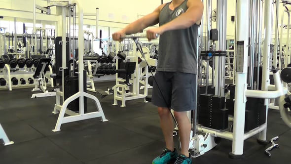 Cable Front Raise