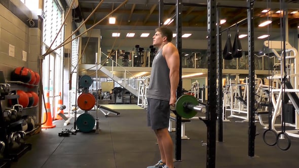Behind The Back Barbell Shrug