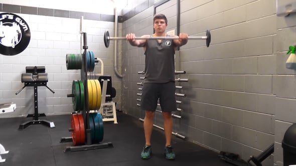 Barbell Front Raise