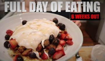 Full Day Of Eating | 6 Weeks Out | Project Symmetry Episode 14