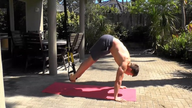TRX-Suspended Pike Raise