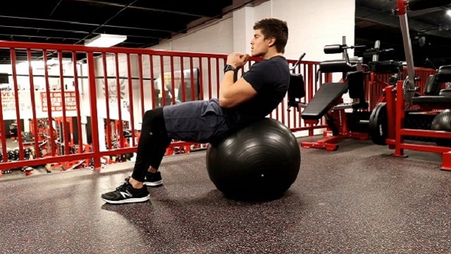 Swiss Ball Crunch