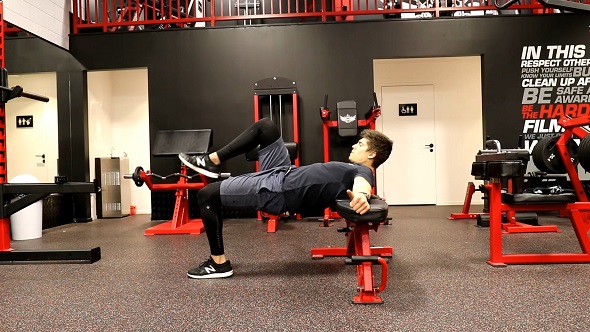 Single Leg Glute Thruster